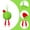 C, variant on AUHomi Christmas Tree Decorations Ball, Lime Green Christmas Hanging Ornaments Soft Furry Balls for Home Party Supplies Fireplace Mantel Wall Decor, Christmas Tree Decorations Supplies (1PC, A)