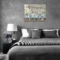thumbnail image 6 of Daisy Bathroom Decor Wall Art Daisy Canvas Painting Prints Rustic Daisy Flower Bathroom Pictures for Wall It''s Okay Inspirational Quotes Modern Artwork Home Decor for Office Bedroom 16"x12", 6 of 6