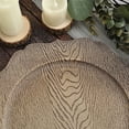 thumbnail image 6 of Balsa Circle 6 Rustic Natural 13" Wooden Round Acrylic Charger Plates Scalloped Trim Party Events Decorations Supplies, 6 of 8