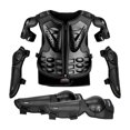 thumbnail image 3 of Nishiyuenyi Kids Motorcycle Guard Suit with Elbow Knee Pads Dirt Bike Gear Riding Protection Black, 3 of 9