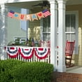 thumbnail image 6 of JWshufel 4th of July USA Flag Decoration Nylon for Independence Day Memorial Day Party Supplies Nationalistic Red White Blue Theme Indoor Outdoor Display, 6 of 6