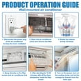 thumbnail image 5 of Air Conditioner Cleaner Deep Cleaning Radiators Fan Blade Remover Stain Deodorizer Smell Multipurpose Foam Cleaner Sprayer 60ml, 5 of 5