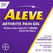Aleve Arthritis Pain Gel for Topical Arthritis Pain Relief, 50G Tube