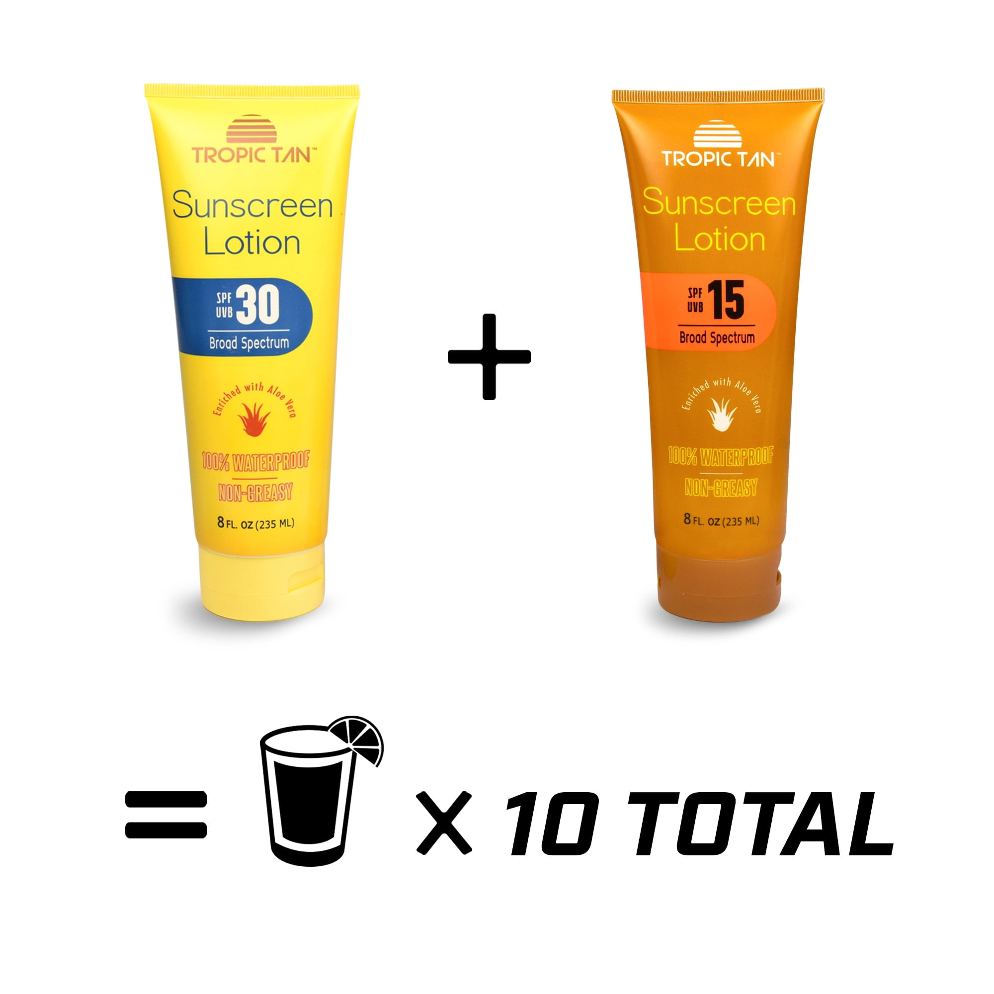 GoPong Hidden Sunscreen Alcohol Flask, 2-Pack, Tube Form Design