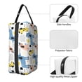 thumbnail image 5 of Uemuo Poodle Dog Pattern Portable Toiletry Bags with Handle, Waterproof travel Make up Bags for Women, Large Capacity Travel Cosmetic Bags, 5 of 9