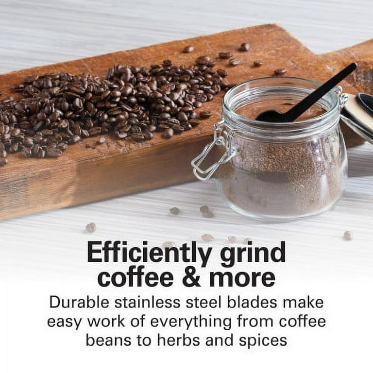 BLACK+DECKER 2.2-oz Silver Stainless Blade Coffee and Spices
