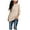 Khaki, variant on Fuzzy Sweater for Women Cozy Long Sleeve Pullover 2025 Round Neck Slouchy Lounge Top Solid Color Casual Fall Outfits