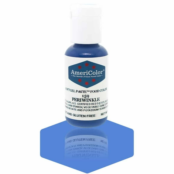 AmeriColor, Soft Gel Paste Food Color, Periwinkle .75 oz