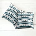 thumbnail image 6 of Ambesonne Anchor Throw Pillow Cover 2 Pack, Anchor Hipster, 16", Blue Black White, 6 of 7