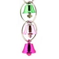thumbnail image 3 of 2Pcs Parrot Hanging Bell Toy,Colorful Parrot Toy Bird Toys Climbing Ringing Hanging Bells Toy Parrot Toy Suitable for Parrots and Birds, 3 of 9