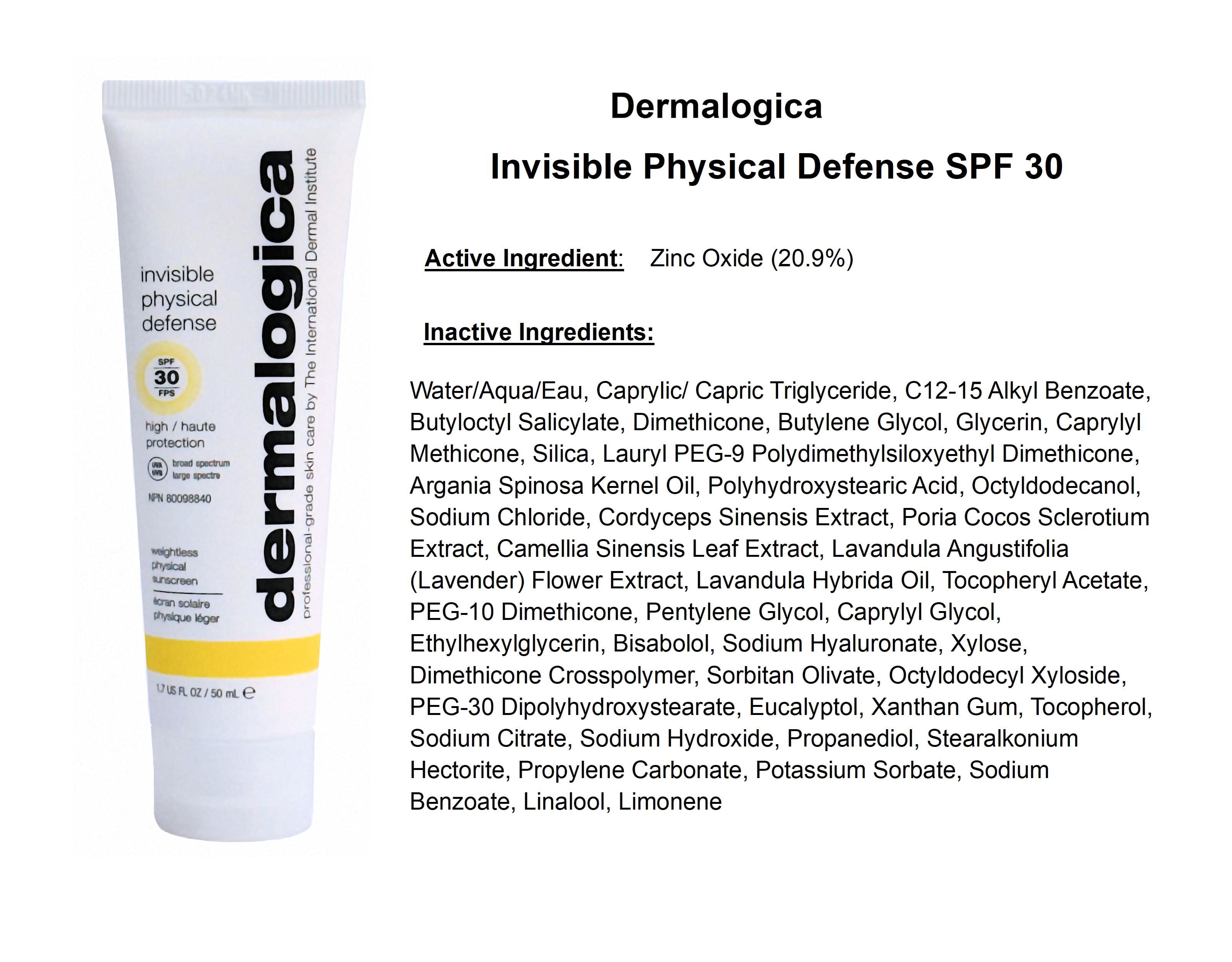 Dermalogica Invisible Physical Defense SPF30 1.7 fl oz (50ml) HSA