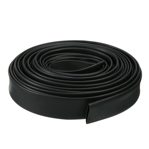 18mm Dia 33ft Heat Shrink Tubing 4:1 Dual Wall Adhesive Lined Marine Waterproof Shrink Tube Black