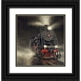 thumbnail image 1 of Laudin, Dmitry 12x12 Black Ornate Wood Framed with Double Matting Museum Art Print Titled - Beyond Express, 1 of 4