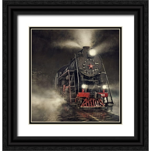 Laudin, Dmitry 12x12 Black Ornate Wood Framed with Double Matting Museum Art Print Titled - Beyond Express