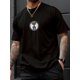 thumbnail image 1 of Wings Graphic Men's Short Sleeve T-shirt, Comfy Stretchy Trendy Tees For Summer, Casual Daily Style Fashion Clothing, 1 of 4