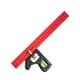thumbnail image 4 of Regla de ángulos combinada para carpintería, escuadra, fácil de transportar, ángulos de 45 degree y 90 degree Longitud total de 30 cm, 4 of 9