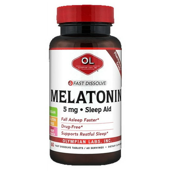 Olympian Labs Melatonin Tablets, 60 Ct