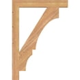 thumbnail image 3 of Ekena Millwork 3 1/2"W x 28"D x 40"H Balboa Block Smooth Bracket, Western Red Cedar, 3 of 4