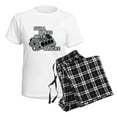 thumbnail image 4 of CafePress - Still Plays With Blocks Women's Light Pajamas - Women's Short Sleeve Print T-Shirt and Pants Light Cotton Pajama Set, 4 of 7