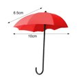 thumbnail image 6 of Yesbay 3 Pcs Wall Hooks Umbrella Shape Design Self Adhesive Hanger Hook Storage Organizer, 6 of 7