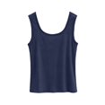 thumbnail image 5 of JIANLAI Women Ribbed Sleeveless Tank Top, Crew Neck Casual Basic Knit, Lightweight Summer Undershirt, 5 of 6