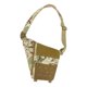 thumbnail image 4 of Bolso bandolera de pecho para hombre, con correa ajustable, portátil, informal, para el hombro Marrón, 4 of 9