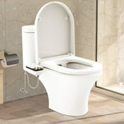 PHANCIR Bidet Attachment, Non-Electric Adjustable Water Pressure, Front and Rear Washing Double Nozzle Bidet