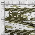 thumbnail image 2 of oneOone Viscose Jersey Dark Olive Green Fabric Kids Sewing Material Print Fabric By The Yard 60 Inch Wide, 2 of 4