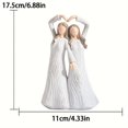 thumbnail image 2 of Estatuillas de resina, estatuas de hermanas ángeles, 20 cm, 2 of 3
