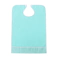 thumbnail image 4 of Waterproof Oil-Resistant Adult Bib No-Wash Design With Bottom Pocket for Elderly Patients Home Dining Daily Meals Nursing Care(Mint Green M), 4 of 5