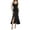 Black, variant on Vedolay Mini Dress Womens Square Neck Dress Long Puff Sleeve A-Line Casual Short Mini Dress,Black S