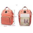 thumbnail image 2 of Backpacks for Women Diaper Bags Mummy Maternity Nappy Bags Large Capacity Travel Backpack Designer Multi-Pocket Mummy Backpacks, 2 of 5