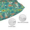 thumbnail image 5 of Cauagu Mushrooms and Flowers Print Pillow Covers with Envelope Closure,1PC Pillow Cases Decorative Pillow Case for Bed & Couch, Pillows Not Included-20"x30", 5 of 6