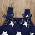 thumbnail image 4 of Kids Little Girls Dress Summer Toddler Girl Clothes 4th of July Dress Kids 1-6 Years, 4 of 8