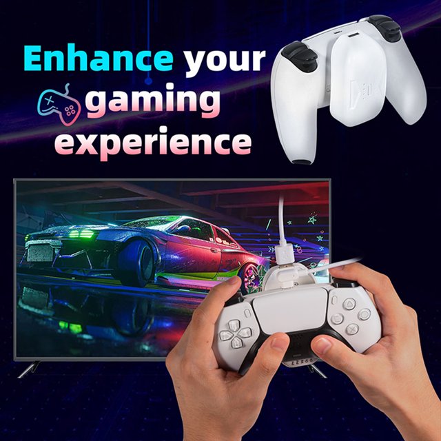 Banco inalámbrico del poder del cargador de batería recargable 6000mAh para PlayStation Gamepad