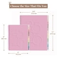 thumbnail image 2 of Rileys & Co Planner 2025-2026 Academic Year, 12-month Deco Academic Weekly Planner (8 x 6 inch, Pink), 2 of 5