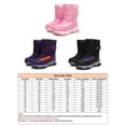 thumbnail image 2 of Woobling Children Non-Slip Winter Booties Walking Warm Flat Snow Boot Comfort Boots Purple 9C, 2 of 9