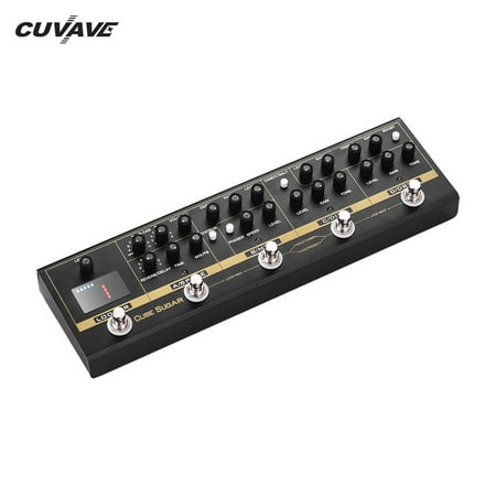 CUVAVE CUBE SUGAR Combined Effects Pedal with 72 IR Cabinets Simulation 9 Loops Tuner Boost Overdive Distortion Chorus Phaser Delay Reverb