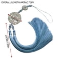thumbnail image 3 of Ancient Style Double Tassel Pendant Collar Accessories for Men and Women Birthday Cheongsam Forbidden Step Skirt Waist Ornament, 3 of 5