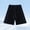 Black, variant on Amidoa Boys Baggy Solid Color Cargo Shorts – Elastic Waist Summer Casual Shorts,Gray,9
