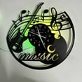 thumbnail image 3 of Music Themed LED Vinyl Record Wall Clock,Silent Wall Clock,Wall Decorative Clock, 3 of 8