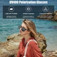 thumbnail image 5 of OBEST Gafas de Sol Inteligentes, Gafas con Audio Inteligente con Bluetooth, Altavoz y Micrófono Integrados, Música de Oído Abierto y Llamadas Manos Libres, para Deportes, Viajes y conducción, 5 of 5