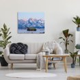 thumbnail image 2 of Stupell Industries Winter Snowy Peaks & Cabin Landscape Photography Gallery Wrapped Canvas Art Print Wall Art, 40 x 30, 2 of 7