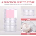 thumbnail image 3 of 3 Ensembles de Petits Pots à Crème Ronds Pots à Crème pour le Visage Bouteilles de Rangement Transparentes Boîtes de Rangement de Voyage, 3 of 4
