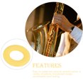 thumbnail image 3 of Wweixi Tenor Saxophone Mute Ring Professional Silencing Rings Music Instrument Accessory Universal Decreasing Sound Sax Yellow 1 Pc, 3 of 6