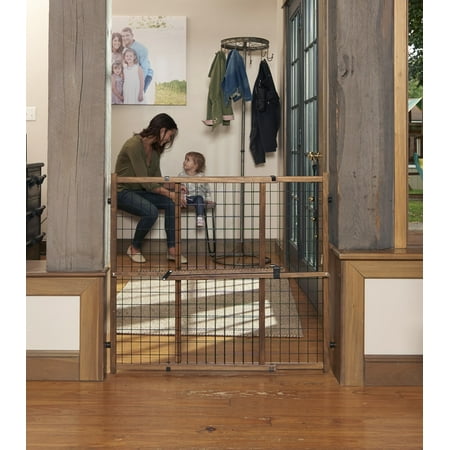 Evenflo Farmhouse Collection Position & Lock Tall Pressure Mount Gate