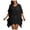 Black, variant on Women's Swim Cover Up Hoodie Short/ Sleeveless Jacket Lightweight Beach Cover Ups for Women(Black,XL)