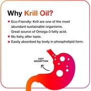 MegaRed Superior Omega-3 Krill Oil Softgels, 500 Mg, 90 Ct