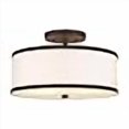thumbnail image 3 of Livex Lighting 62627-07 Transitional Two Light Ceiling Mount from Park Ridge Collection in Bronze/Dark Finish, 3 of 4