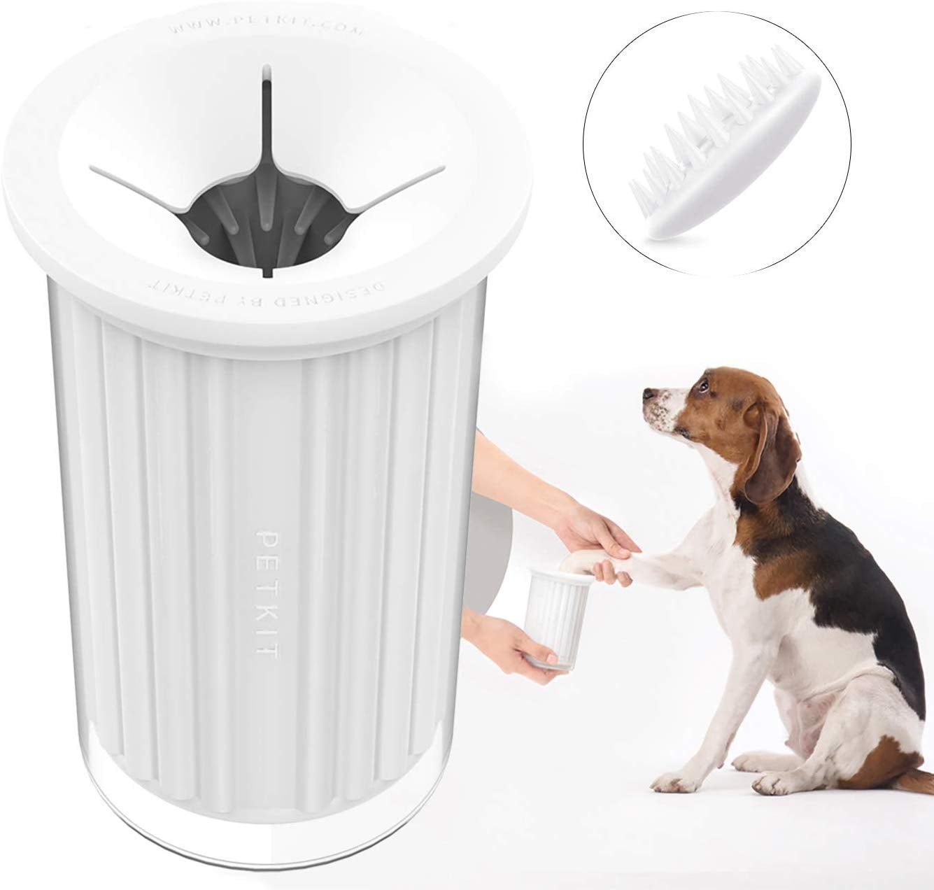 PETKIT Portable Small Size Dog Paw Cleaner with Gentle ...